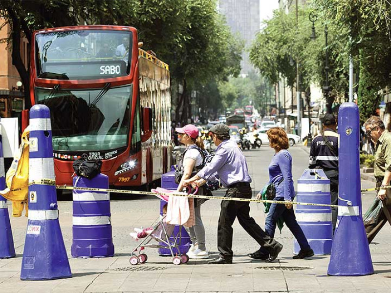 Ciclistas y peatones llenaron el Centro en Día Mundial Sin Auto