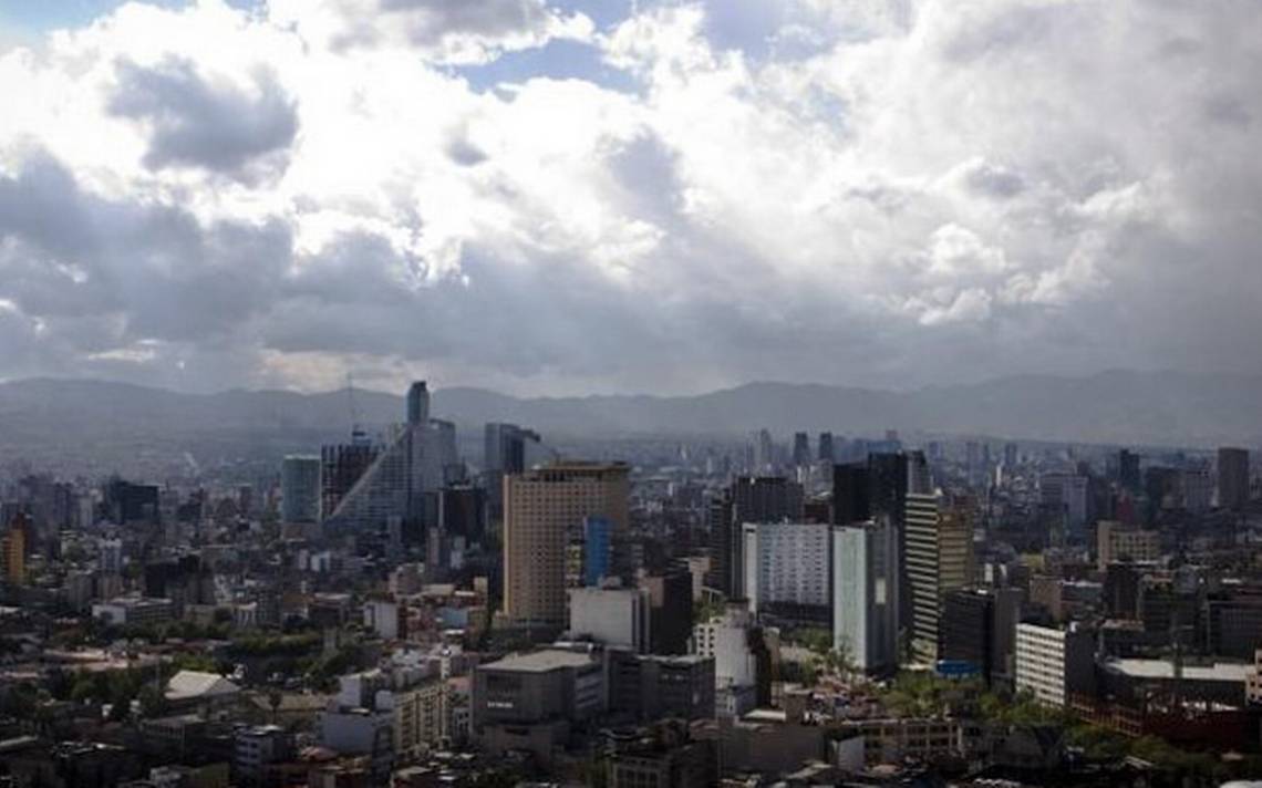 Cielo parcialmente nublado y sin probabilidad de lluvias en el Valle de México