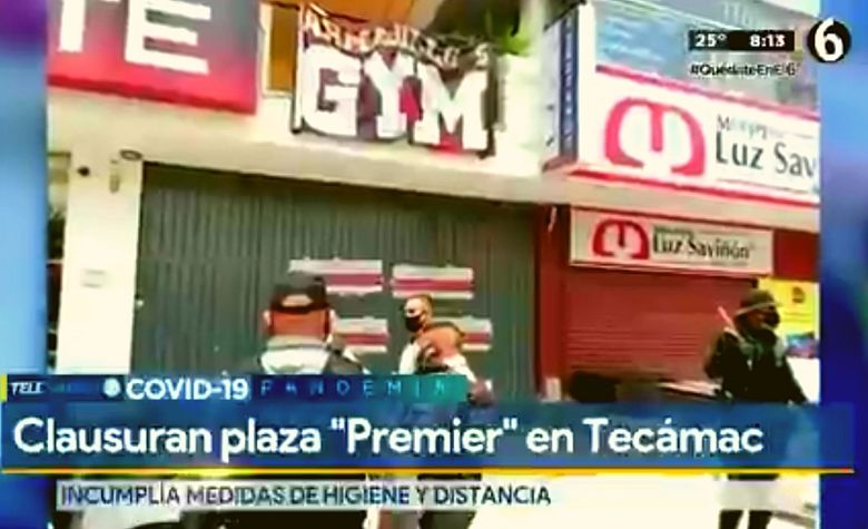 Clausuran plaza comercial en Tecámac por incumplir medidas sanitarias