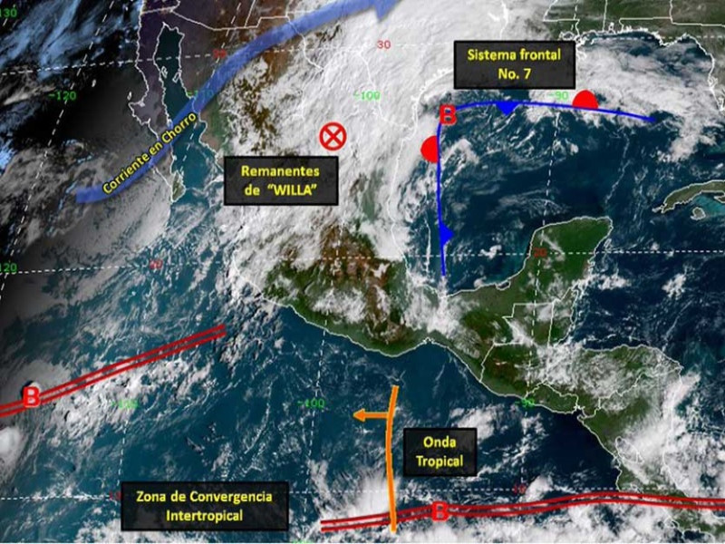 Coahuila mantiene alerta por posibles remanentes de 'Willa'