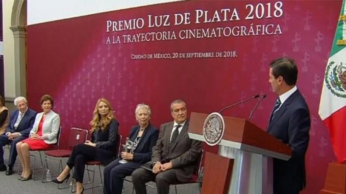 Como el país, el cine mexicano resurge con calidad internacional: Peña