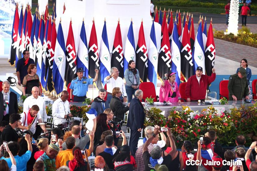 Con diversas actividades celebran aniversario de la Revolución Sandinista en Nicaragua