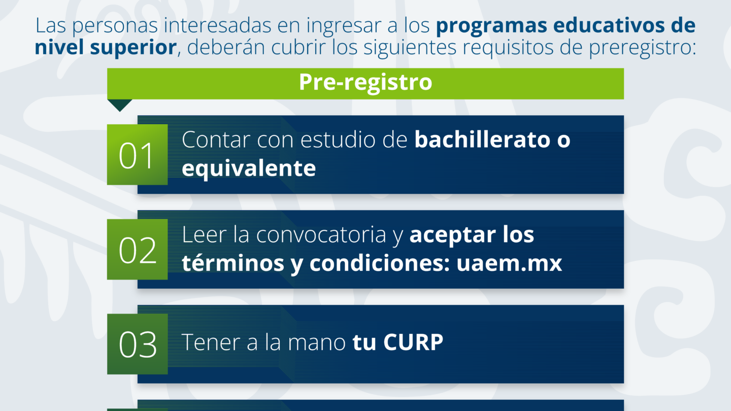 Conoce la convocatoria de ingreso a la UAEMéx |