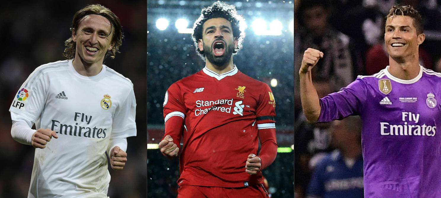 CR7, Luka Modric y Salah, por el premio The Best