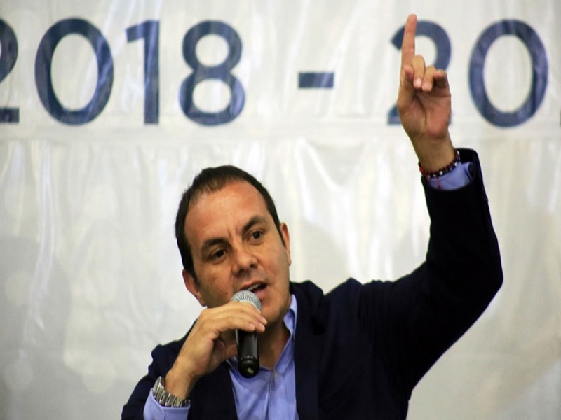 Cuauhtémoc Blanco vuelve a solicitar informes financieros de Morelos