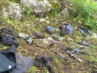 Decomisan arsenal en la Sierra de Guerrero; detienen a seis