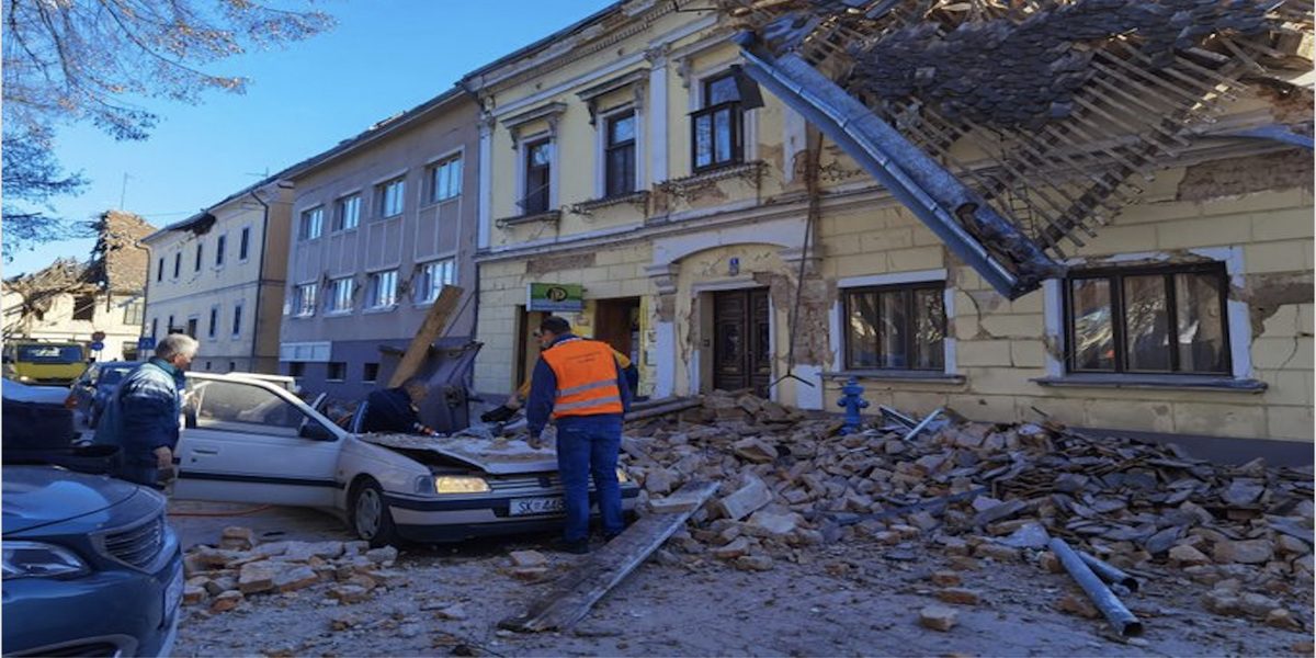 Edificios dañados y pánico por fuerte sismo de magnitud 6,4 en el centro de Croacia