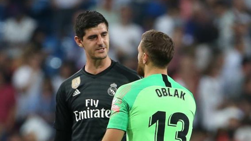 El derbi de Madrid es de Oblak y Courtois