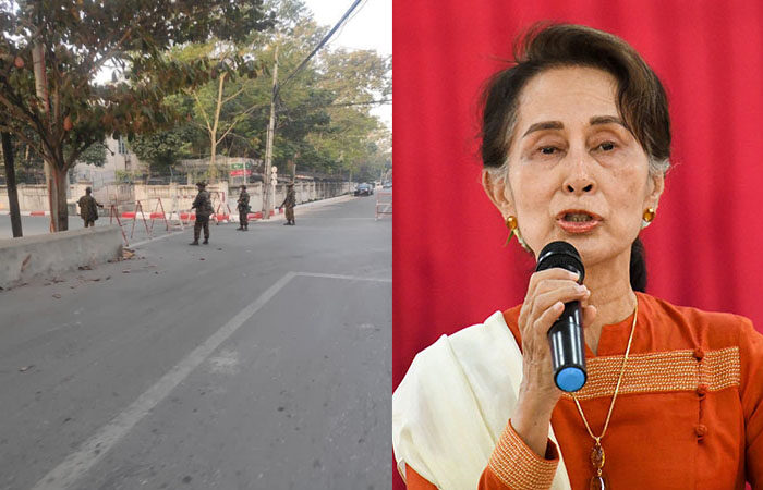 El Ejército birmano toma el control de país tras la detención de la jefa de facto del gobierno, Aung San Suu Kyi y otros líderes