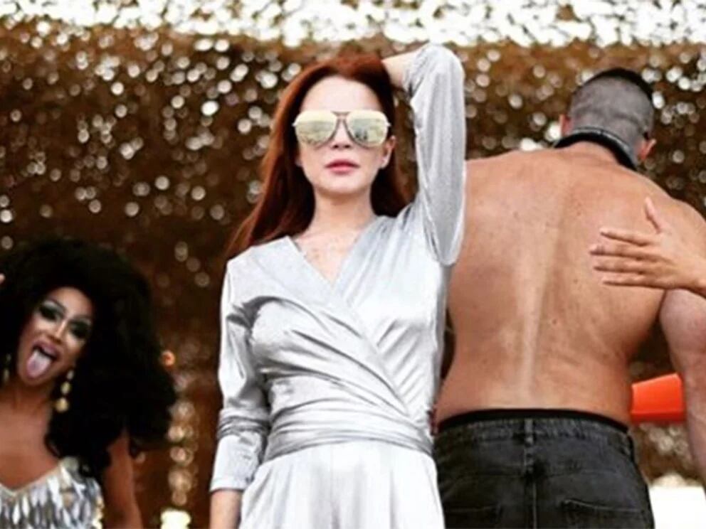 El extraño baile de Lindsay Lohan que se volvió viral