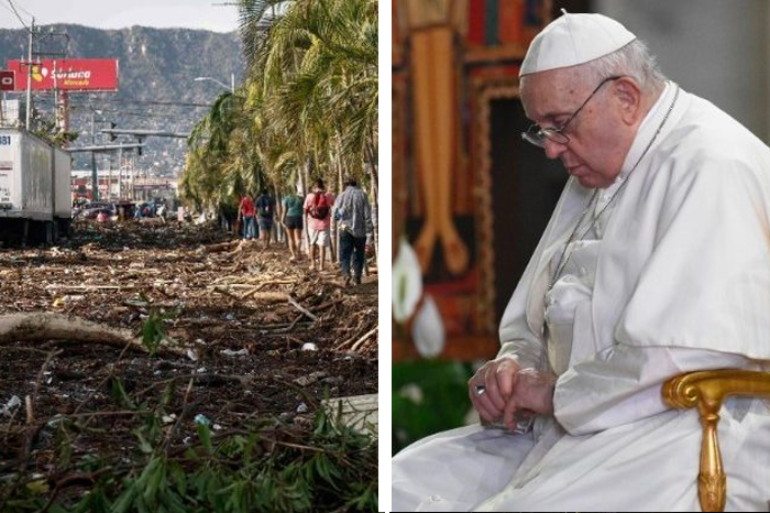 El papa Francisco muestra solidaridad y reza por las víctimas del huracán Otis en Guerrero, México
