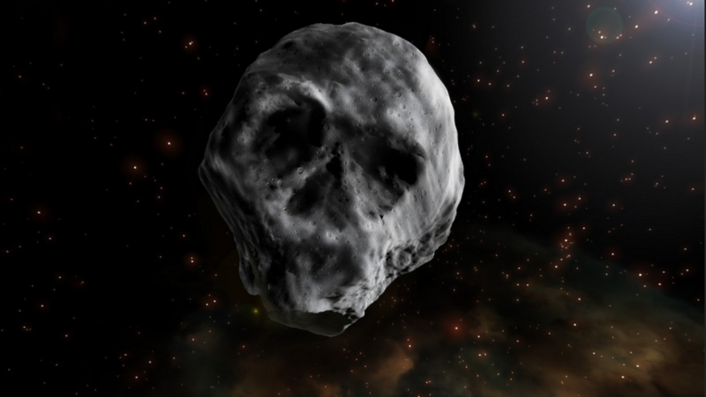 Espeluznante asteroide con forma de calavera se acerca a la Tierra |