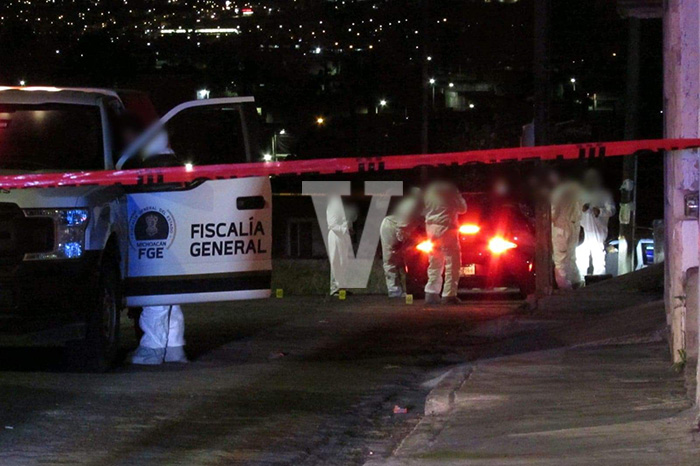 Esta noche de viernes, automovilista es ultimado a tiros en la colonia Villas del Real, de Morelia