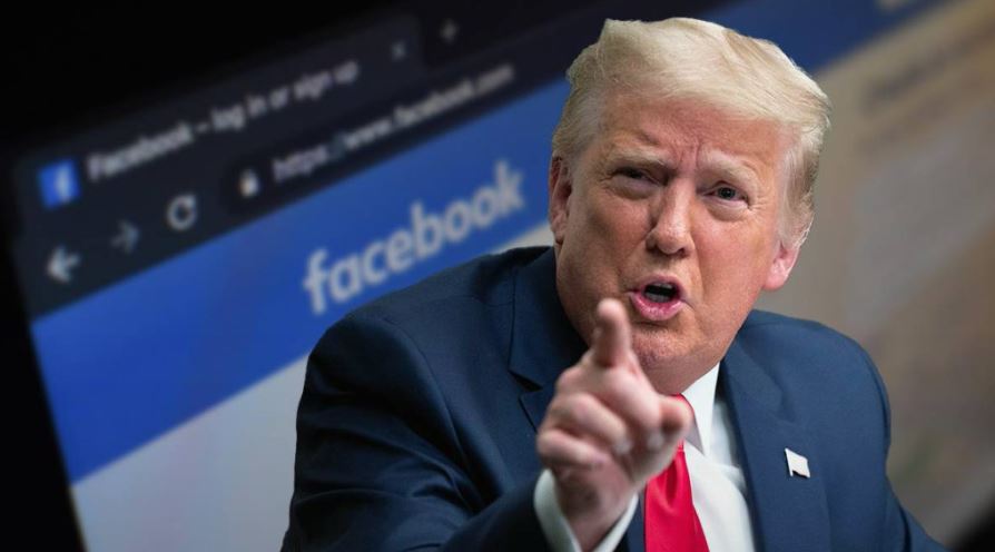 Facebook bloquea cuenta de Trump por tiempo indefinido