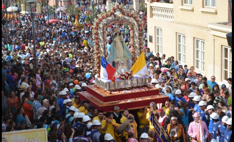 Fiesta Religiosa en Andacollo: Llaman a tomar conciencia frente a contaminación minera