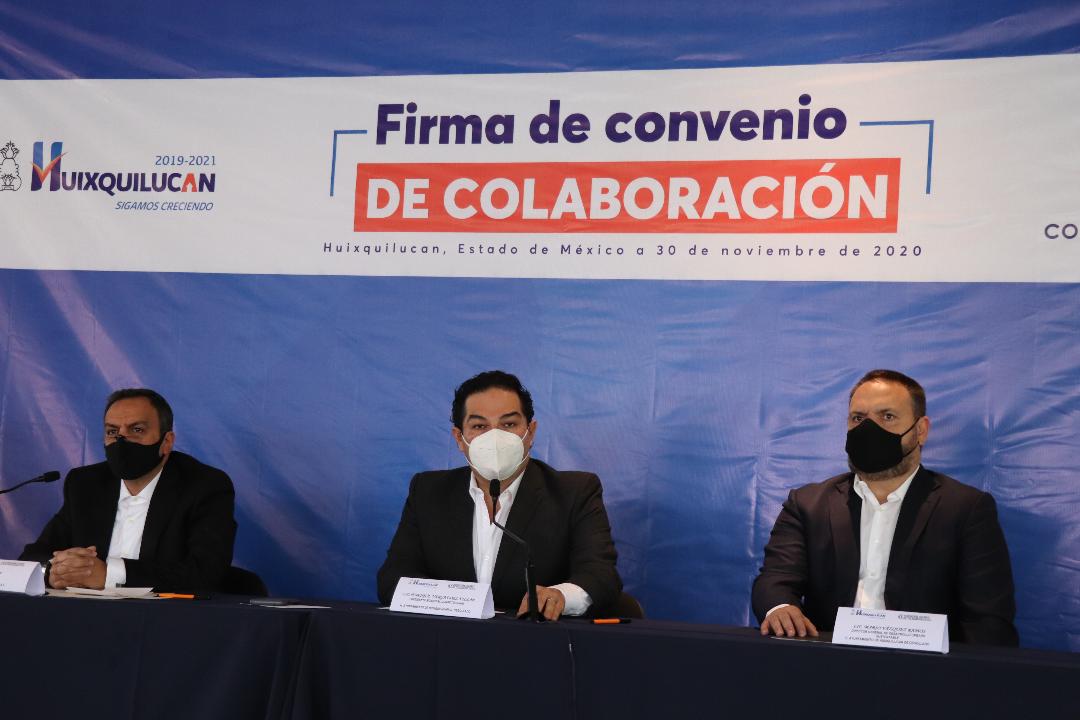 Firma Huixquilucan convenio para incrementar plusvalía de Tecamachalco