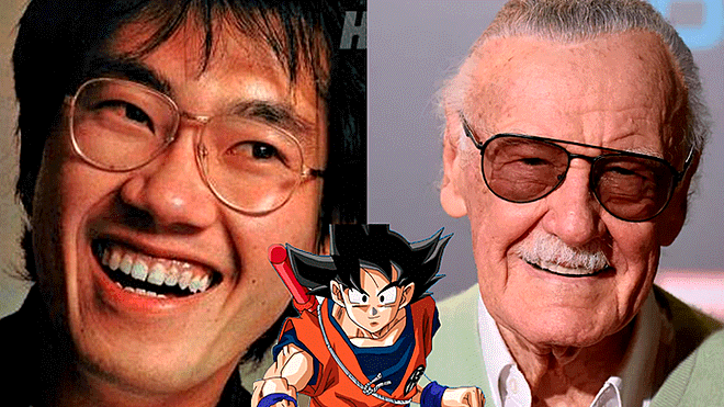 (Foto) Gokú y Stan Lee viajan juntos hacia la eternidad