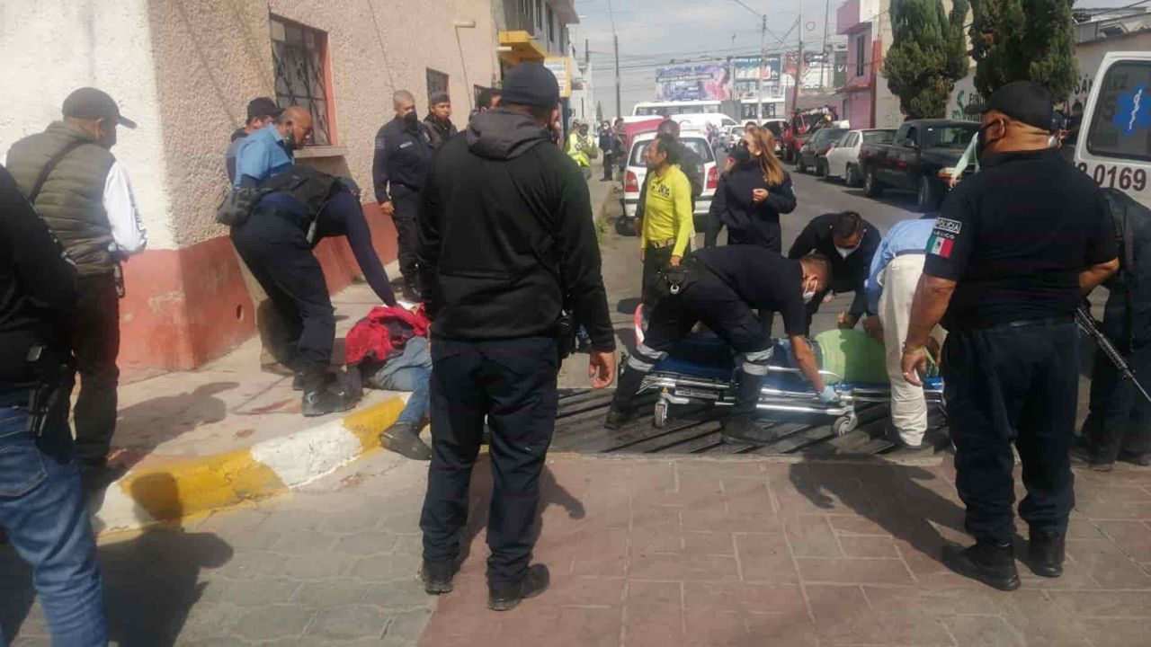 Fuerte balacera en Coacalco, balean a cuatro taxistas