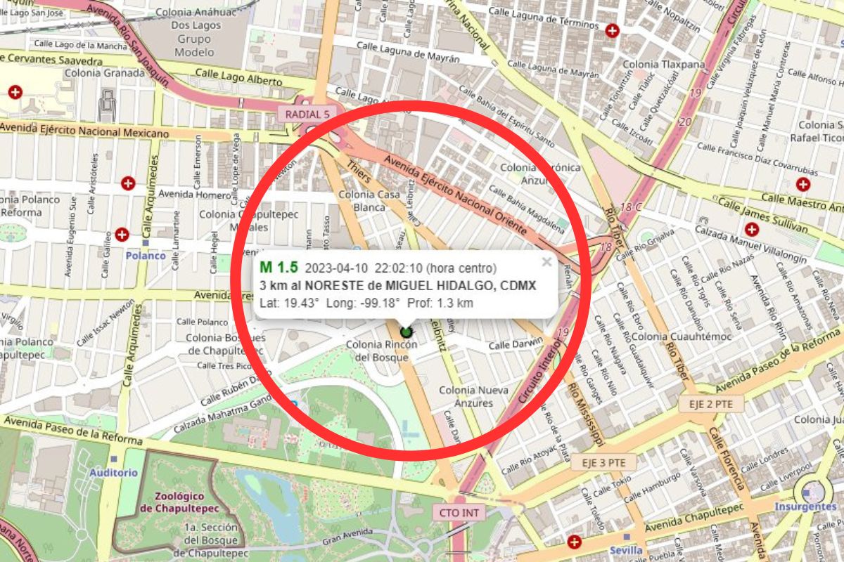 Fuerte sismo en la ciudad de México, 23hrs, epicentro en Miguel Hidalgo
