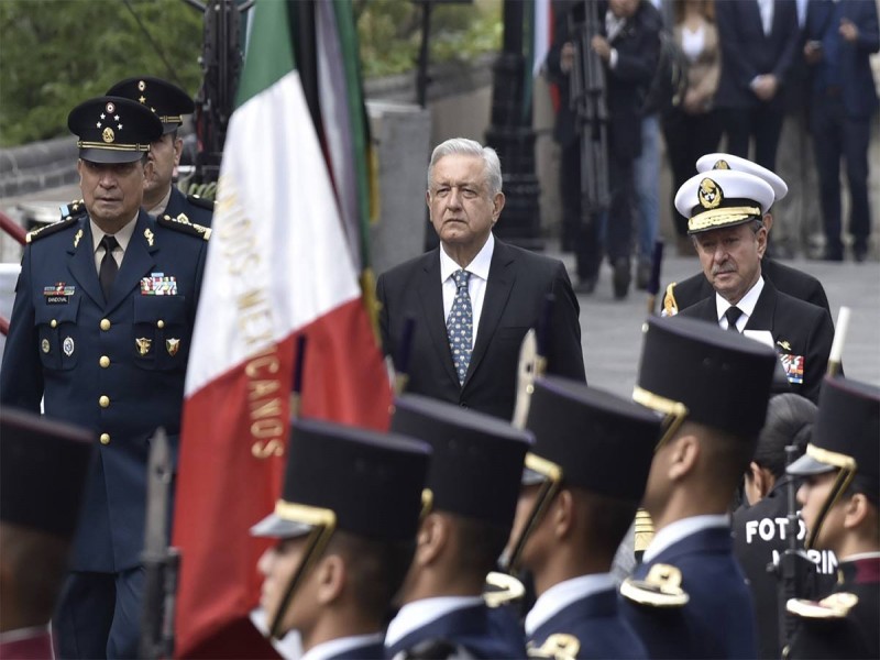 Fuerzas Armadas refrendan su compromiso con López Obrador