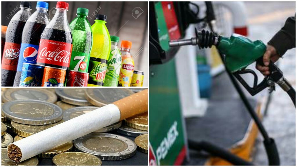 Gasolina, cigarros y refrescos subirán de precio a partir del 1 de enero