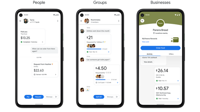 Google incorpora cuentas bancarias de usuarios a su app de pagos