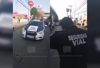 Graban presunto abuso de autoridad por parte de policías en el municipio de Coacalco