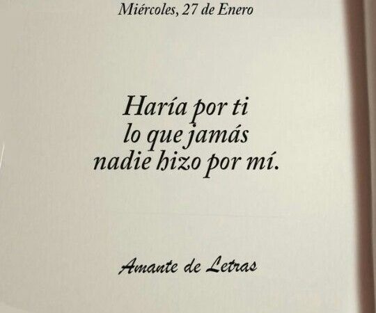Hoy Miércoles 27 de Enero