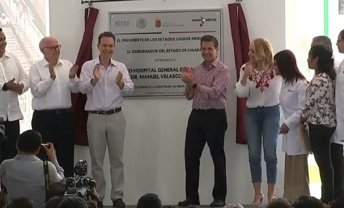 Inaugura Peña Nieto el Hospital General de Tapachula