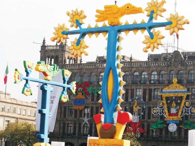 Inaugurarán jardín efímero en el Zócalo de la Ciudad de México