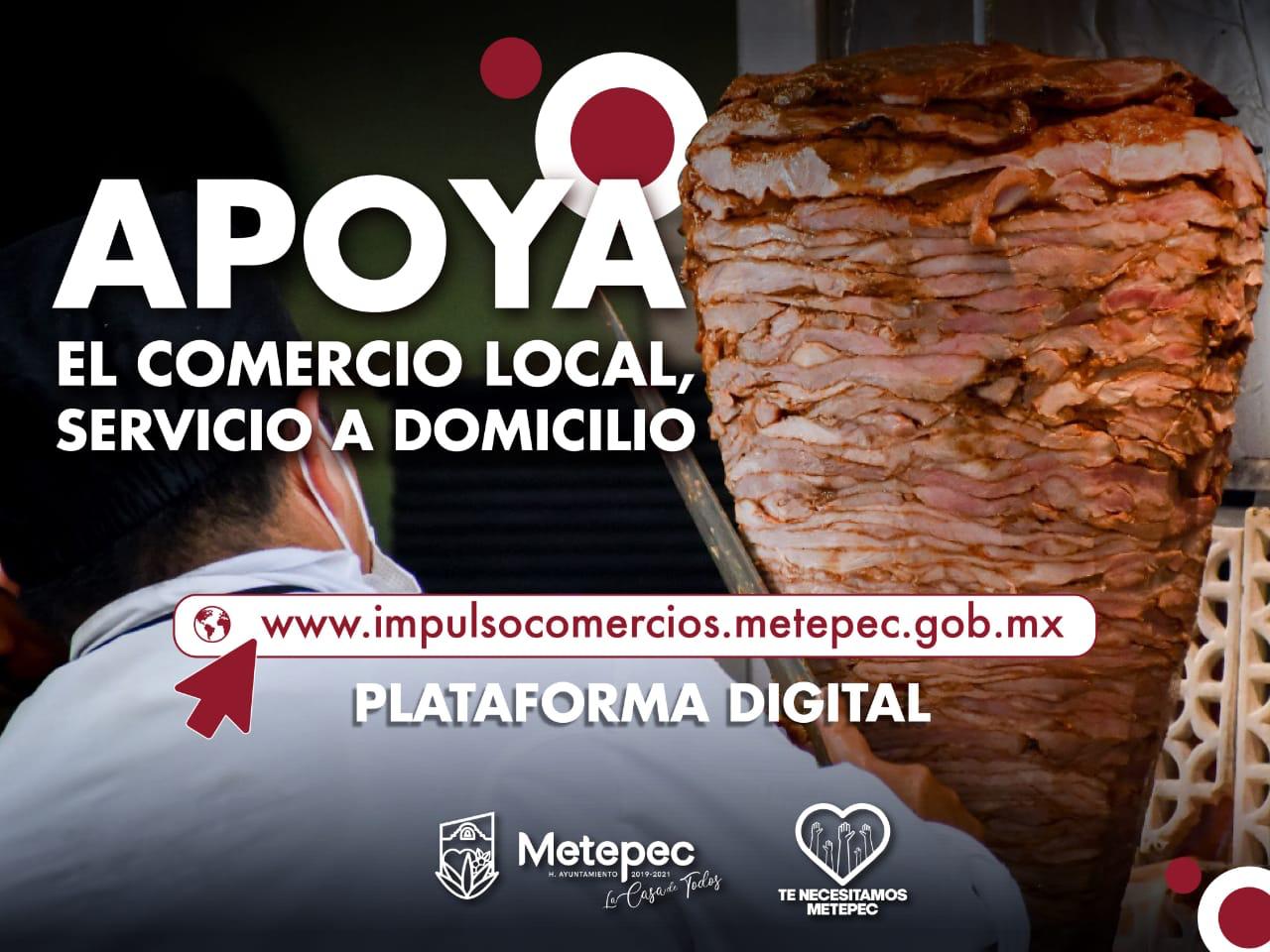 Incentivan comercio local en Metepec con plataforma digital