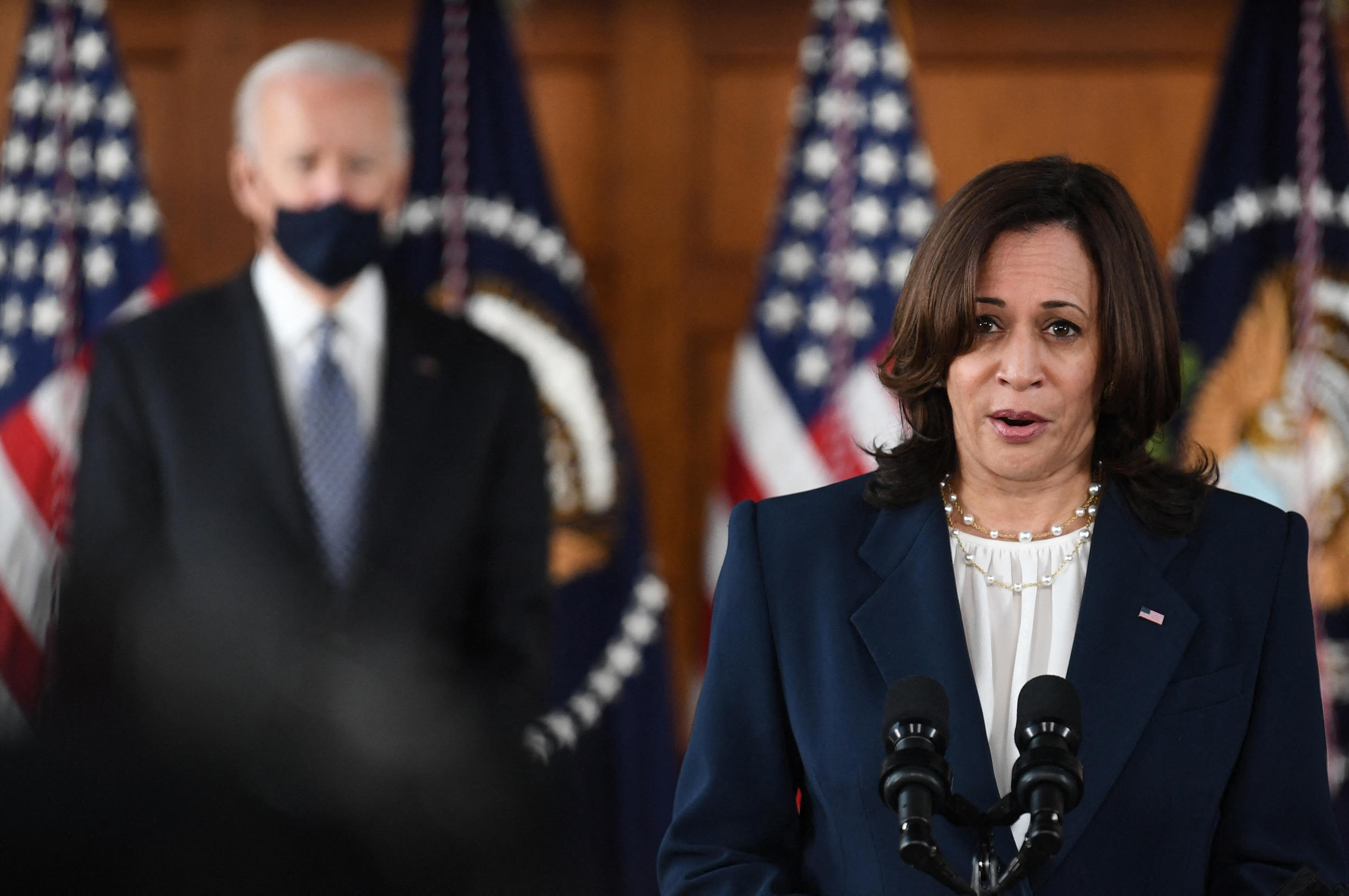 Kamala Harris dice que gobierno de Joe Biden luchará por inmigrantes