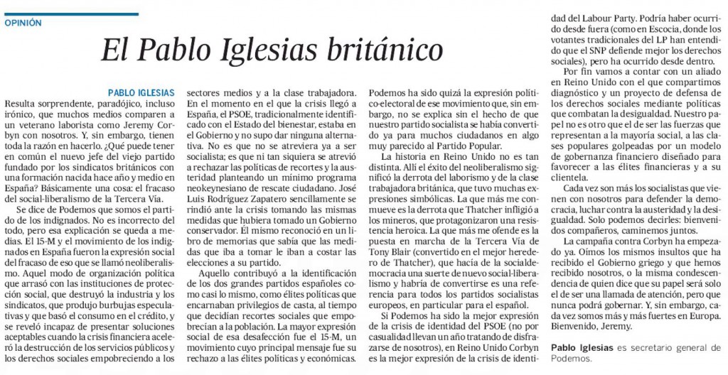 Las columnas de hoy en Opinión AD