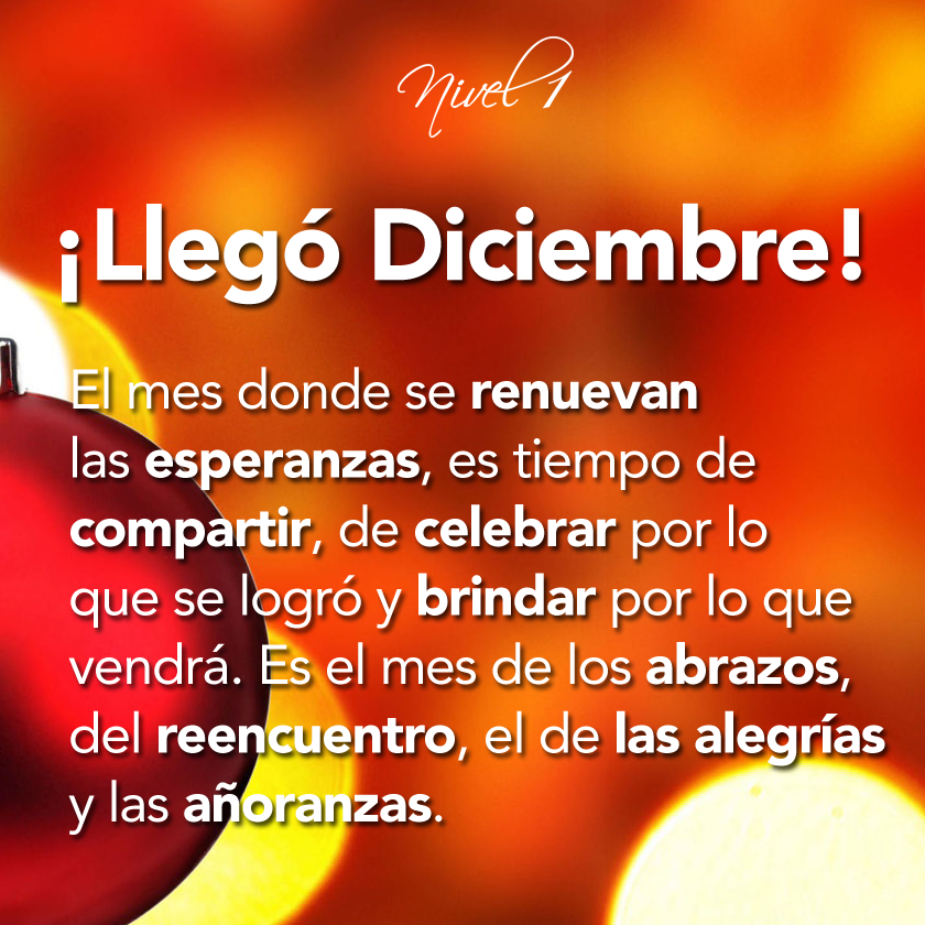 Llegó Diciembre