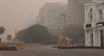 Lluvia artificial en Nueva Deli para combatir la contaminación
