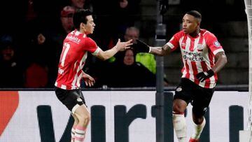 Lozano le dio la victoria de 2-1 al PSV Eindhoven ante el Groningen