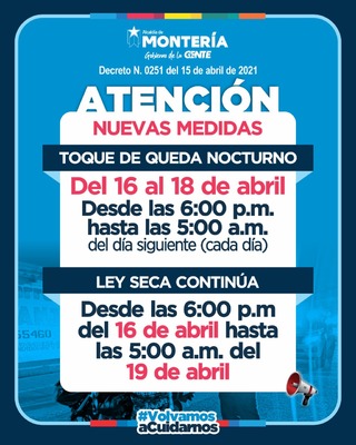 Mañana tendremos #LeySeca Toma medidas