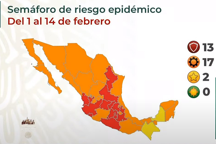 Michoacán sigue en Semáforo Naranja, pero sus vecinos están en riesgo máximo