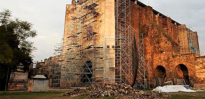 Monumentos dañados en sismo de 17 de septiembre de 2017 llevan 50 por ciento de restauración