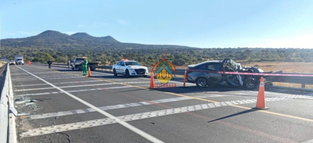 Muere hombre en accidente automovilístico sobre la Pátzcuaro-Cuitzeo