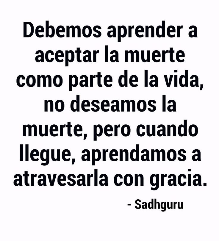 No aprendemos de la muerte |