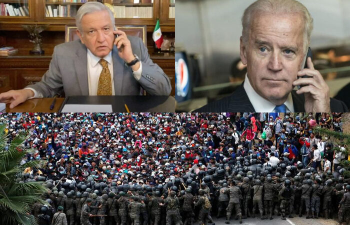 Pactan AMLO y Biden "contener el flujo de inmigración irregular” de México a Estados Unidos