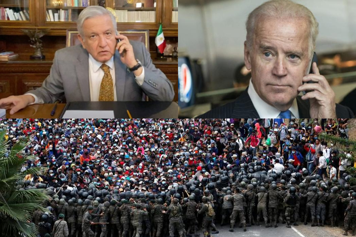 Pactan AMLO y Biden "contener el flujo de inmigración irregular” de México a Estados Unidos