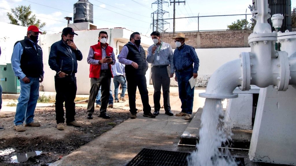 PONE CAEM EN OPERACIÓN UN POZO PROFUNDO DE AGUA POTABLE EN NEZAHUALCÓYOTL