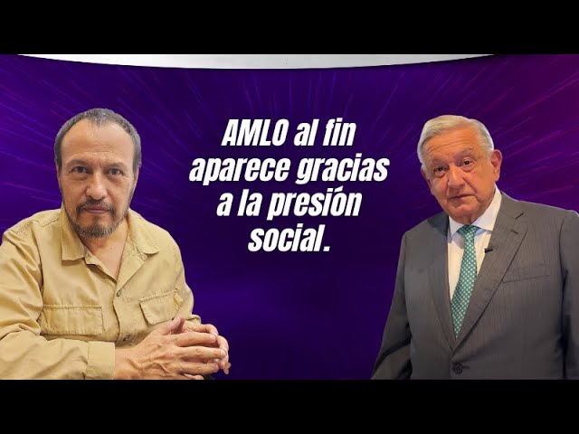 Presión social sobre AMLO