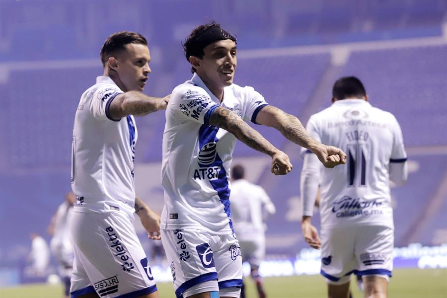 Puebla pega al León 2-1 en la Ida de los Cuartos de Final del Guardianes 2020