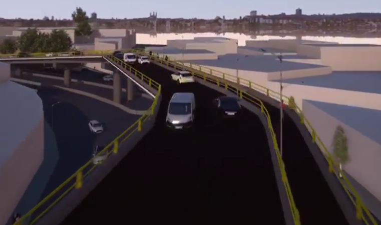 Puente sobre Siervo de la Nación estaría hasta junio; labores físicas inician esta semana