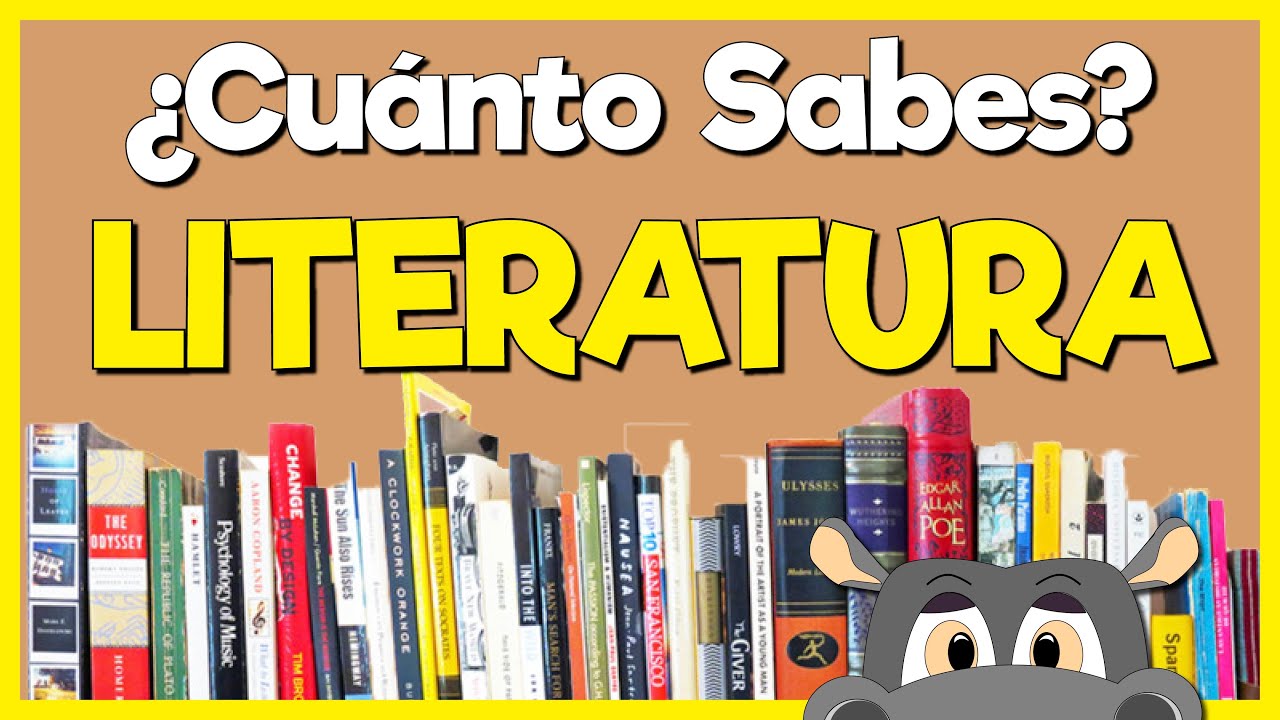 ¿Qué tanto conoces de literatura?