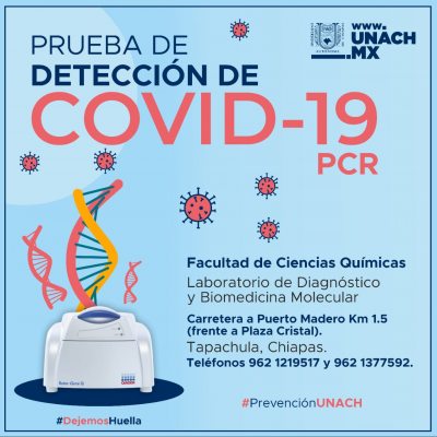 Realiza UNACH pruebas PCR en tiempo real