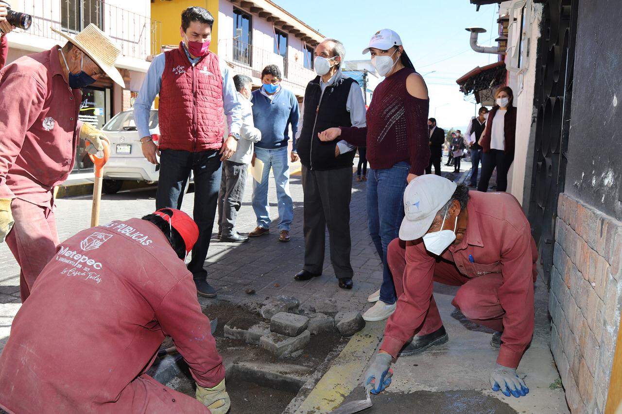 Reinicia “Regeneración en tu Colonia” en cabecera municipal de Metepec